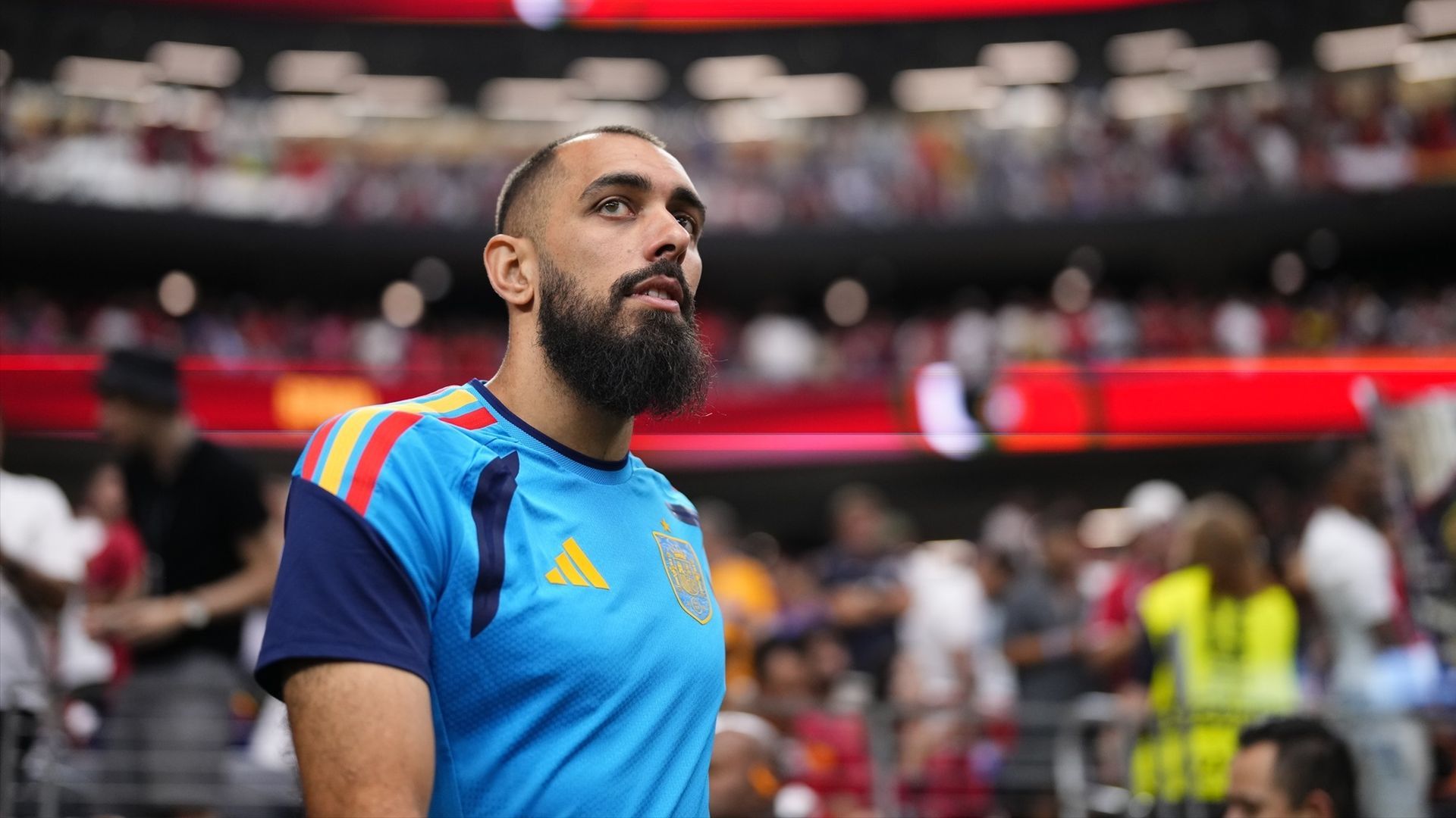 Borja Iglesias, durante el Mundial Borja Iglesias, durante el Mundial