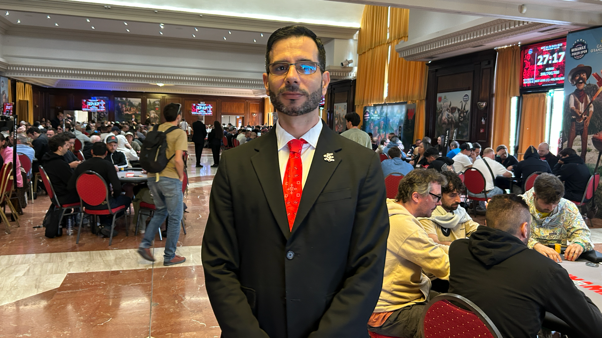 Miguel Ángel Rubio, profesor de crupieres