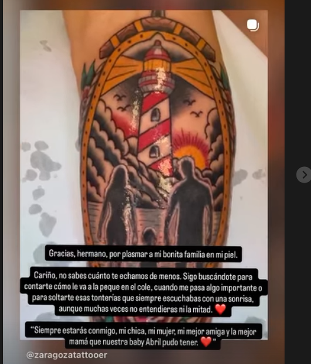 El homenaje de Nando Costa a su mujer