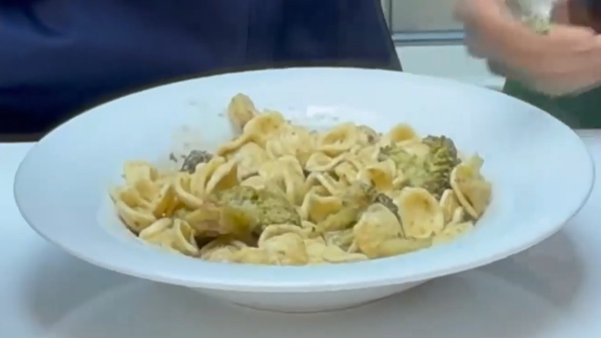 El plato de pasta que cocinó Fran García