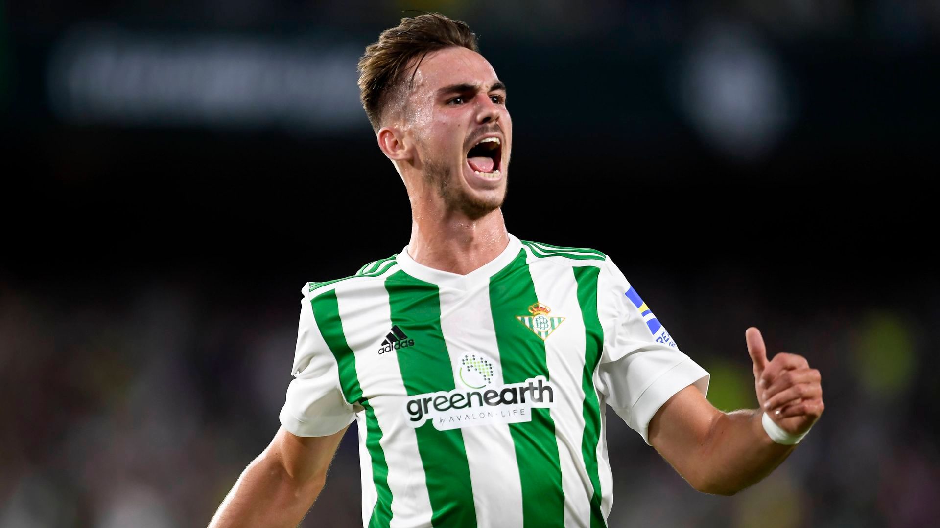 Fabián Ruiz celebra un gol con el Real Betis Fabián Ruiz celebra un gol con el Real Betis