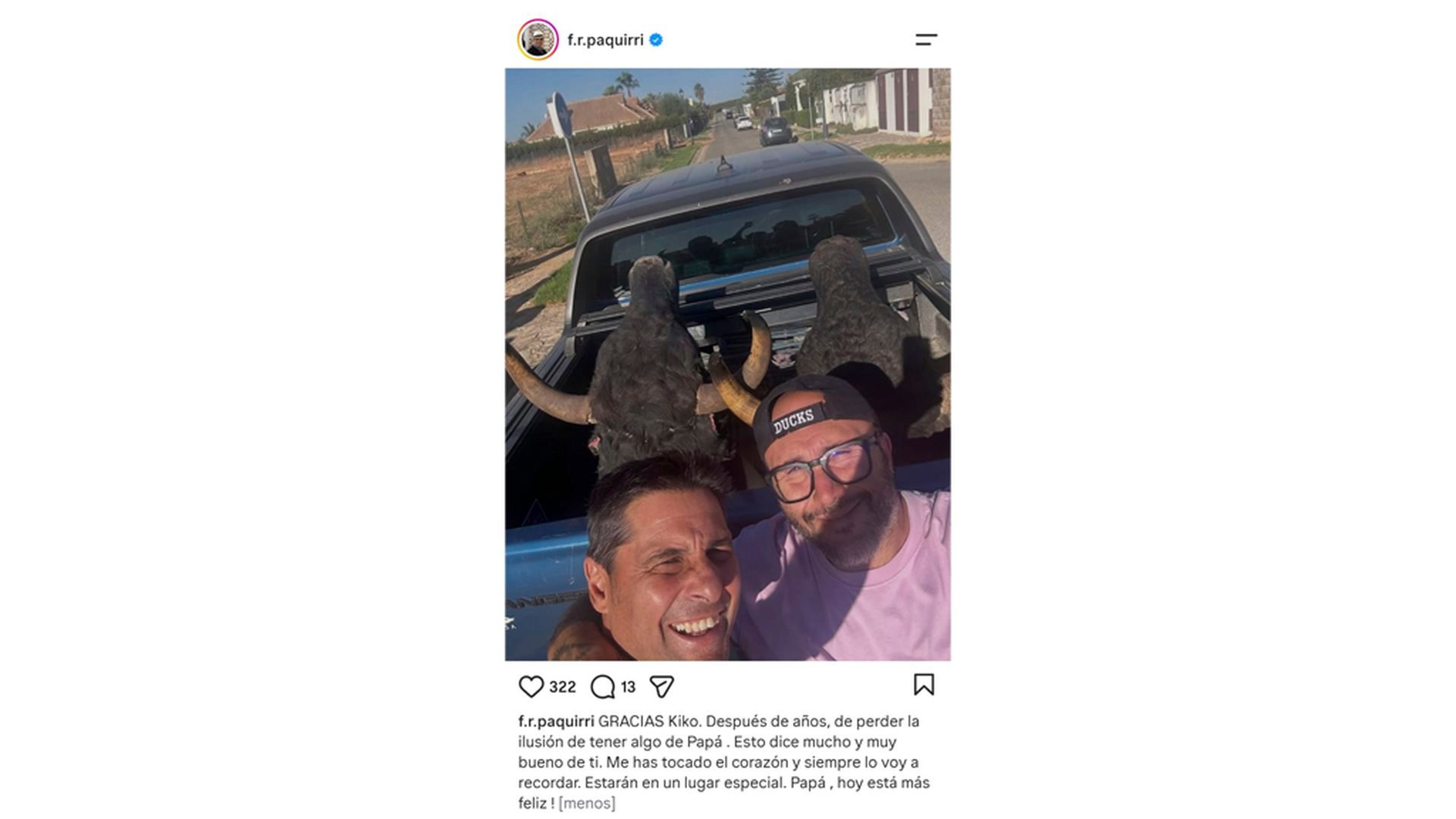 Fran Rivera y Kiko se reconcilian