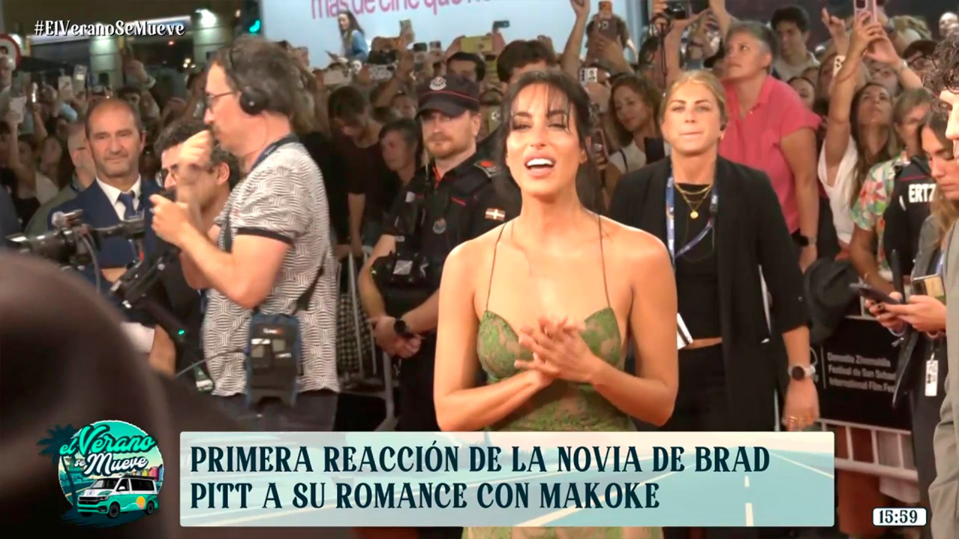 Inés de Ramón, novia de Brad Bitt, reacciona al ser preguntada por el romance del actor con Makoke Inés de Ramón, novia de Brad Bitt, reacciona al ser preguntada por el romance del actor con Makoke