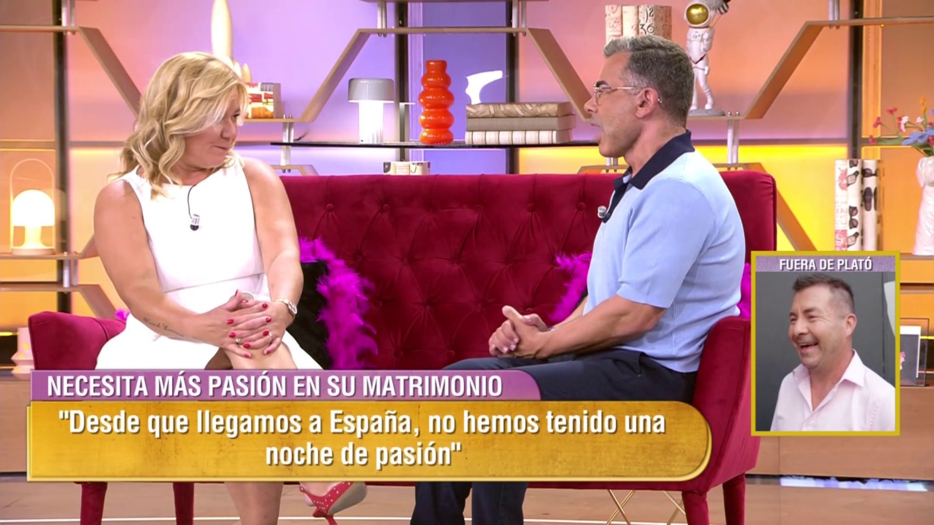 Jorge Javier alucina con las fantasías de Ruthy y su marido Jorge Javier alucina con las fantasías de Ruthy y su marido