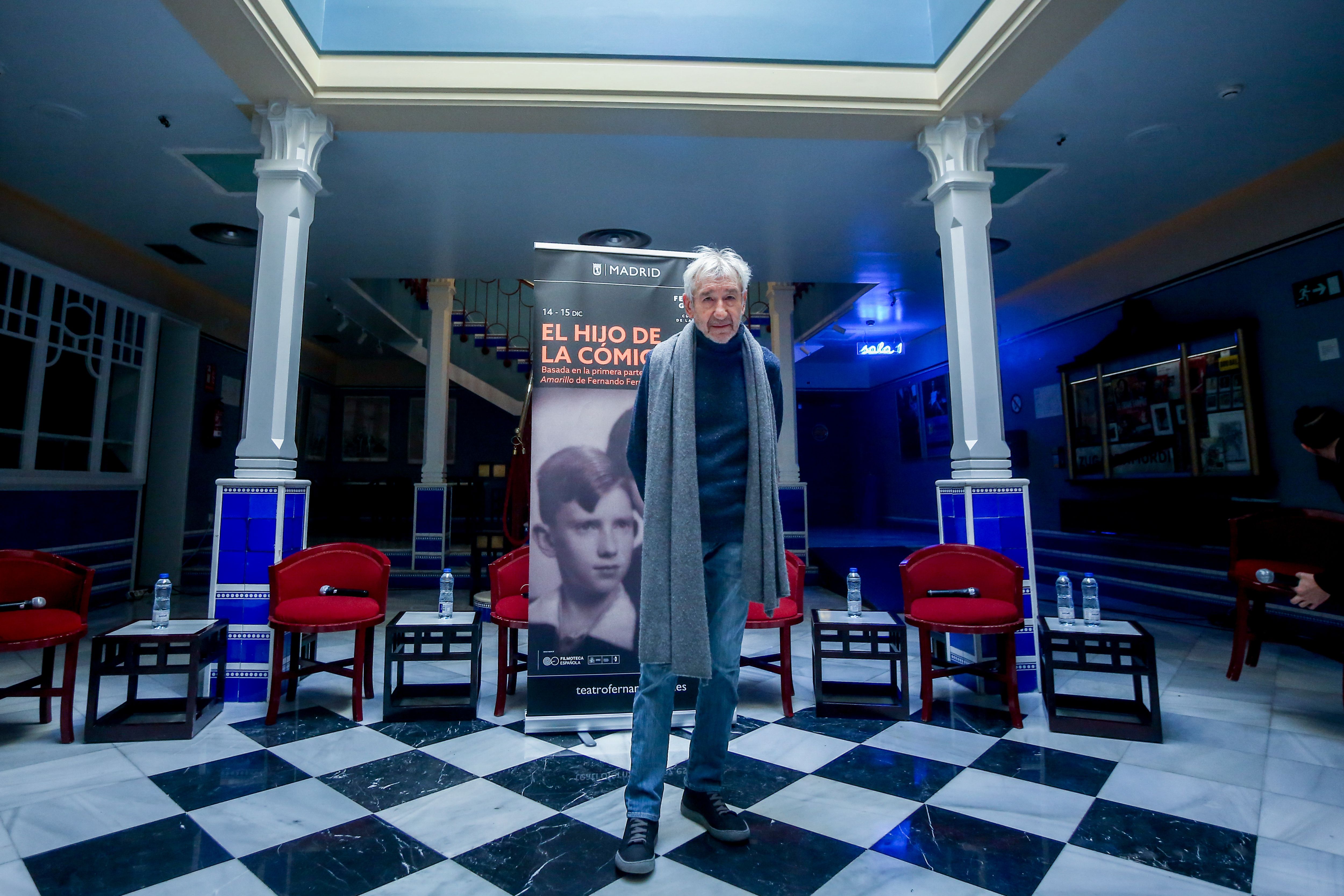 José Sacristán, en la presentación de la obra 'El hijo de la cómica'