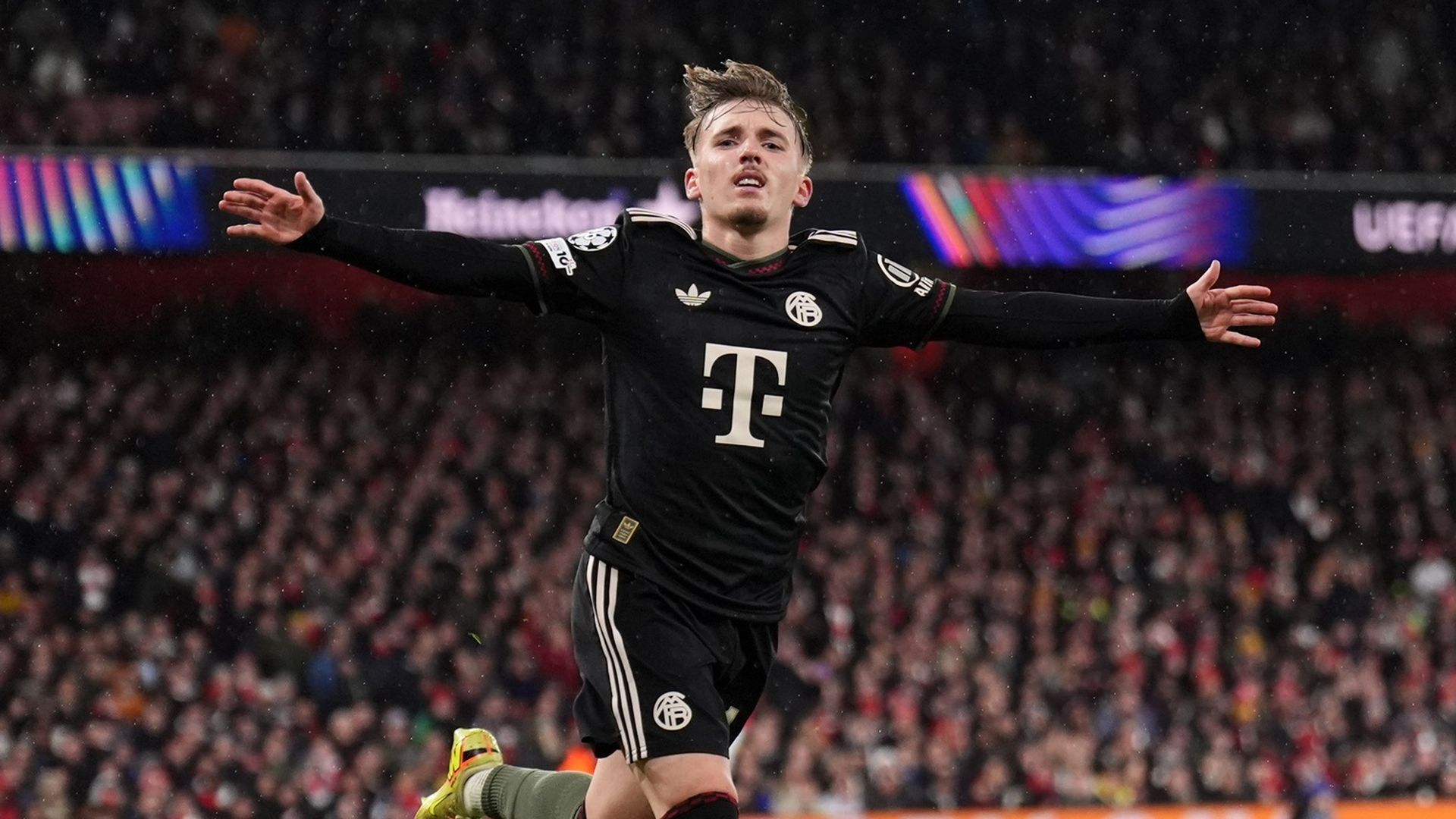 Lennart Karl, jugador del Bayern de Múnich Lennart Karl, jugador del Bayern de Múnich
