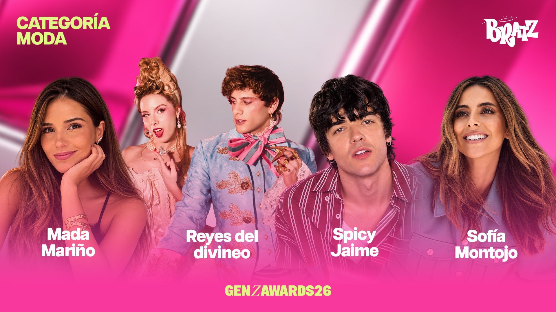 Los nominados en la categoría ‘Moda by Bratz’