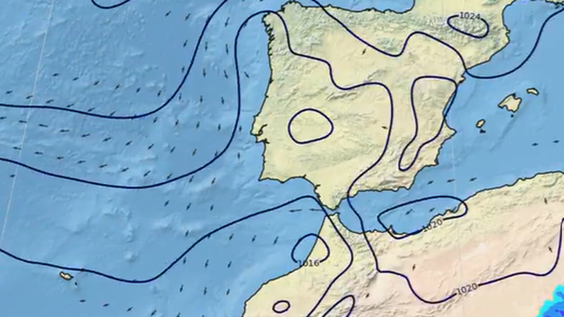 Una ciclogénesis explosiva cerca de España atraerá fuertes borrascas y provocará un descenso de las temperaturas