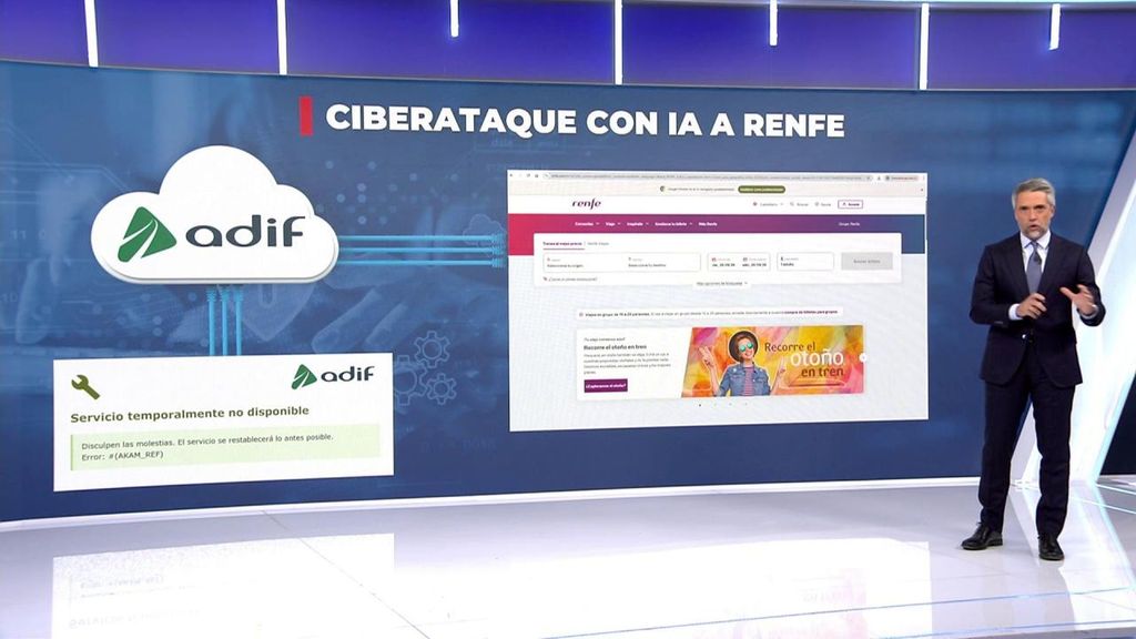 Adif y Renfe sufren el primer ciberataque con IA a un organismo español y advierten del robo de datos de sus sistemas