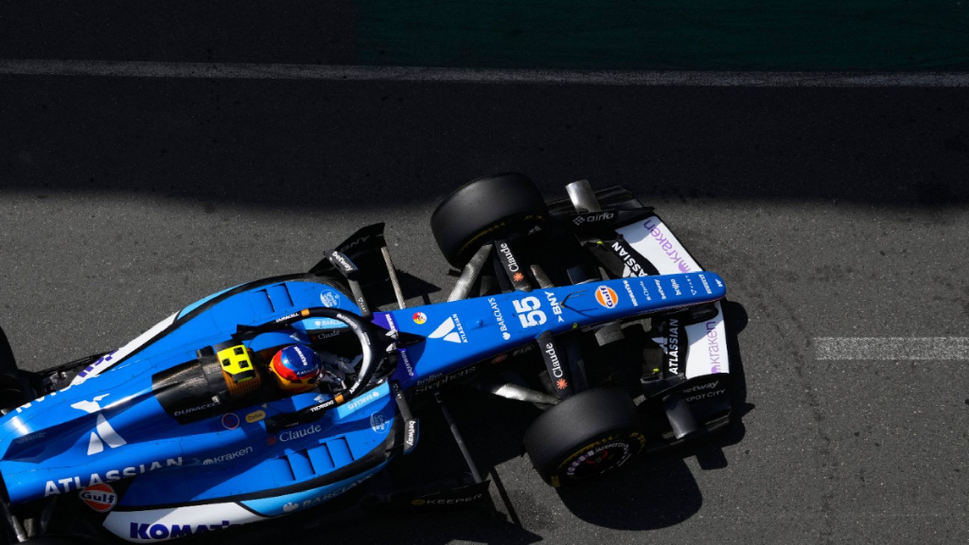 Carlos Sainz, en Bakú