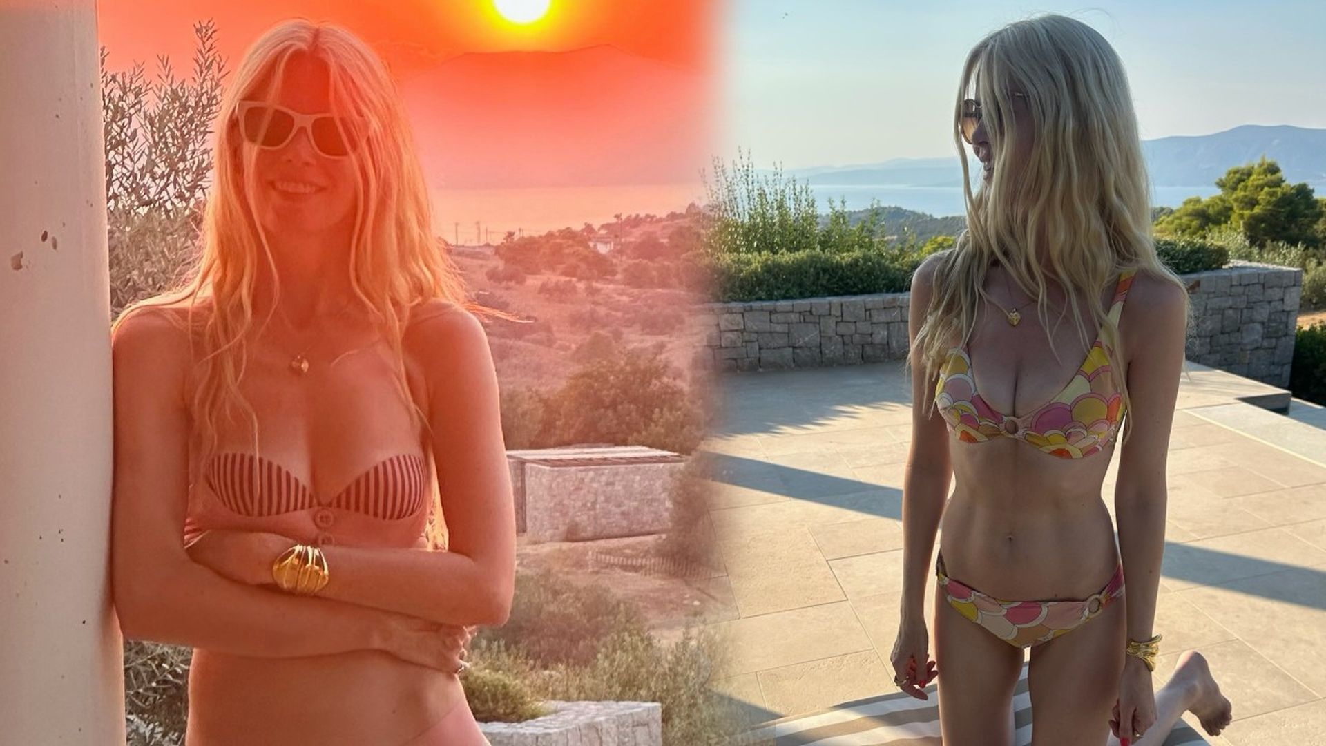 El posado de Claudia Schiffer en bikini a sus 56 años El posado de Claudia Schiffer en bikini a sus 56 años