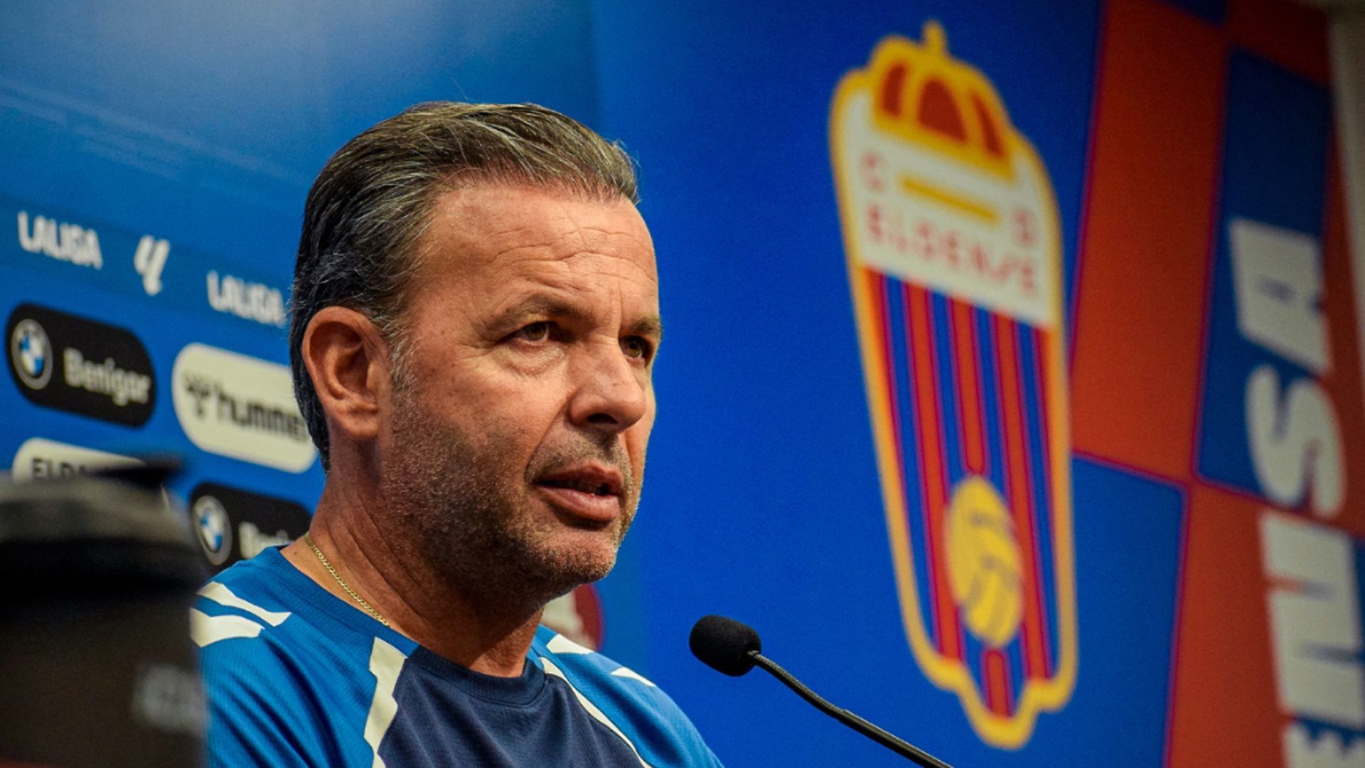 Javi Calleja, en rueda de prensa Javi Calleja, en rueda de prensa