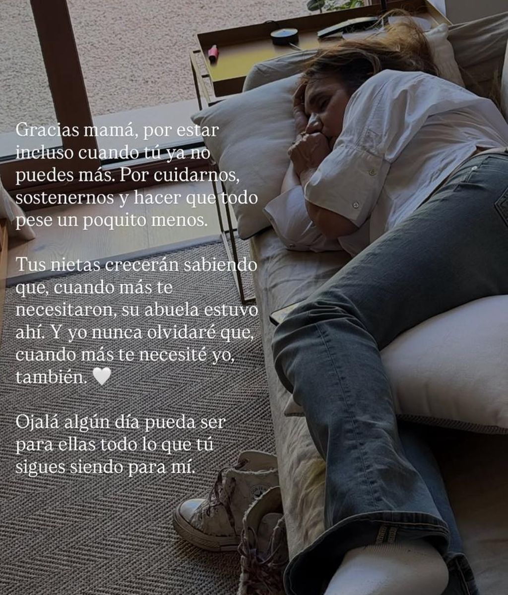 La emotiva carta de Luna Serrat a su madre