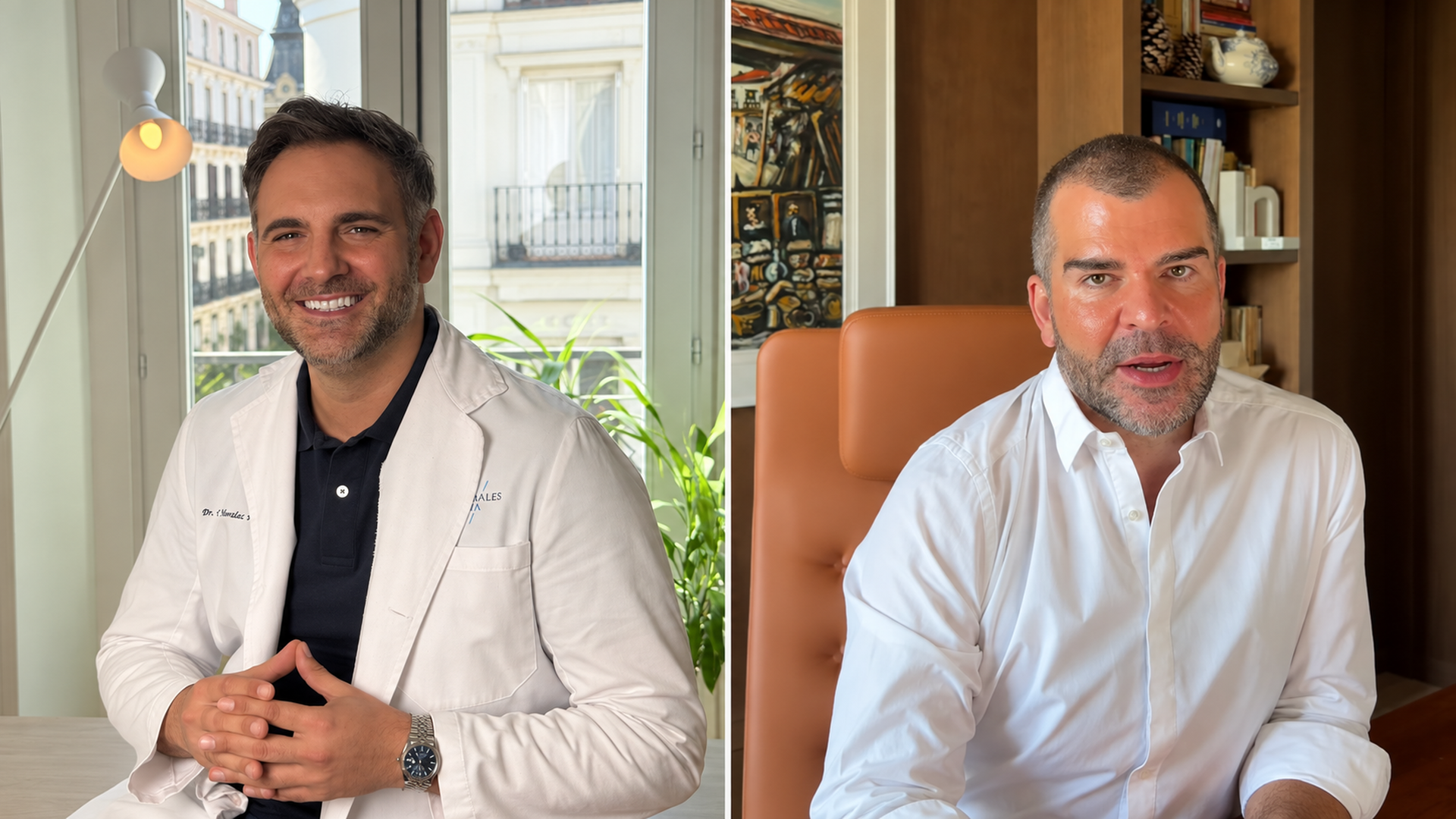 Los doctores Carlos Morales Raya y Arturo Álvarez Bautista Los doctores Carlos Morales Raya y Arturo Álvarez Bautista