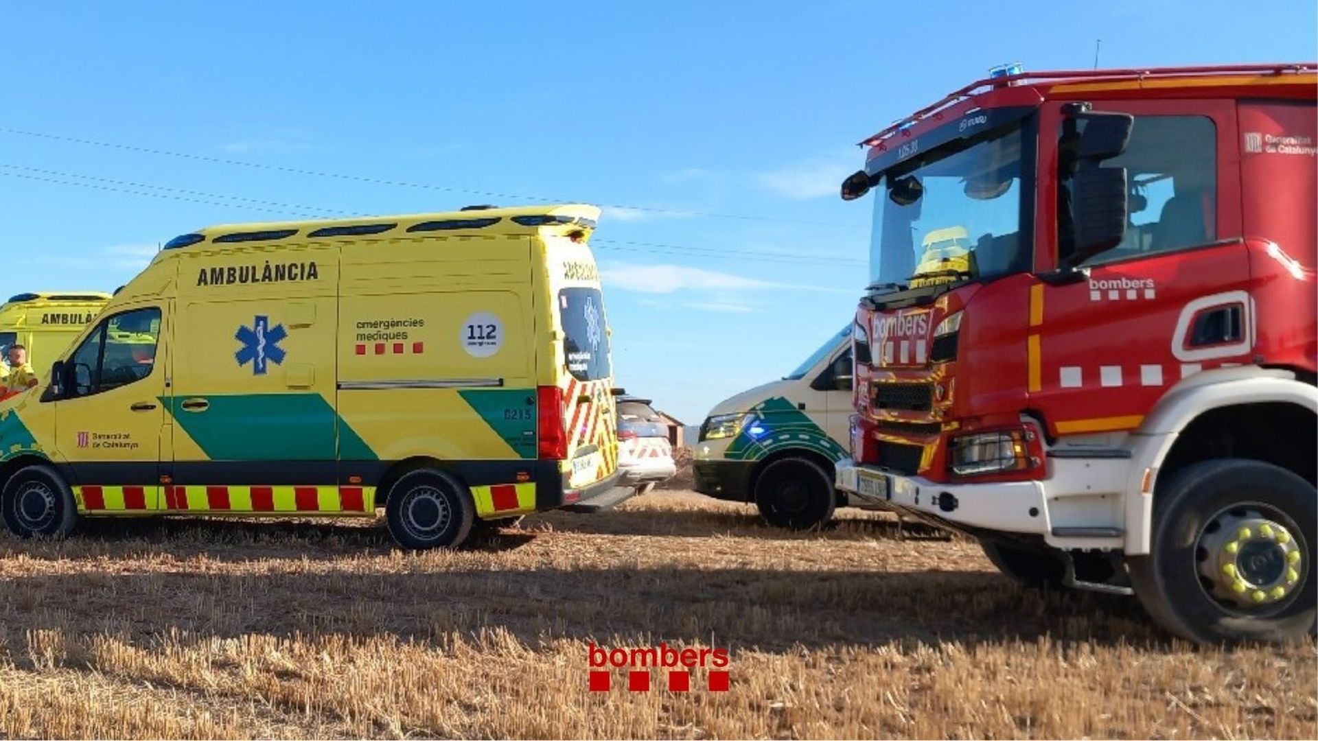 Lugar en el que se ha accidentado un parapentista, que ha fallecido, en Santpedor, Barcelona Lugar en el que se ha accidentado un parapentista, que ha fallecido, en Santpedor, Barcelona