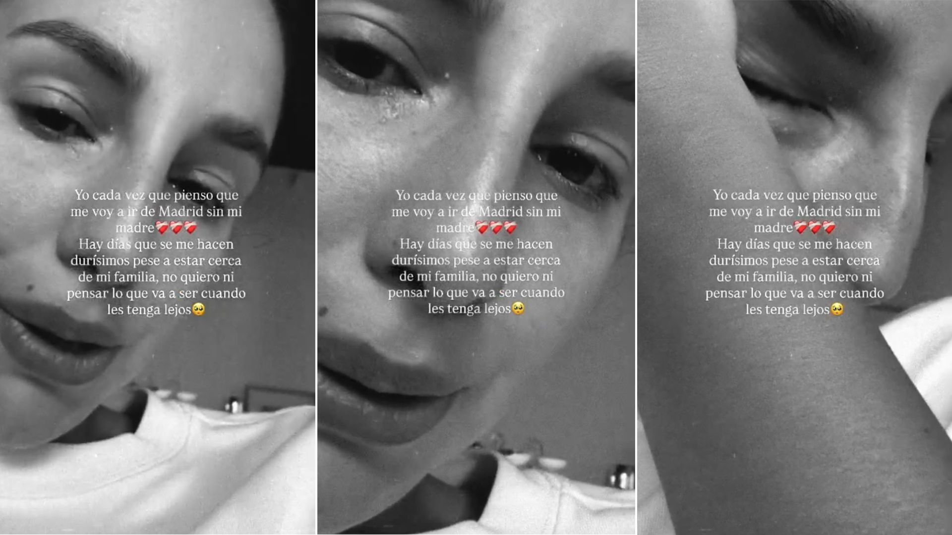 Luna Serrat, entre lágrimas, al tener que mudarse a Sevilla