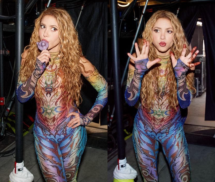 Shakira con su helado La Loba