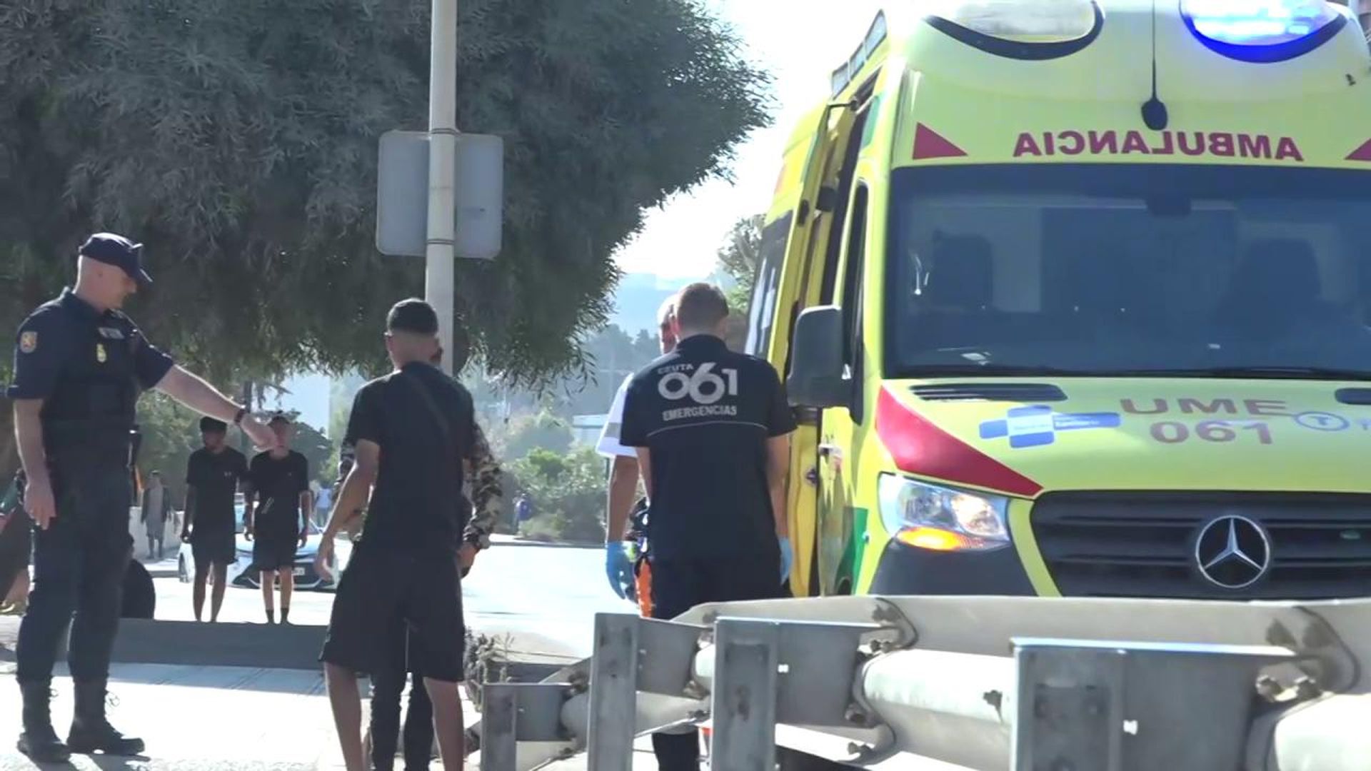 Tres detenidos en la playa del Trampolín de Ceuta acusados de intentar secuestrar a dos niñas migrantes