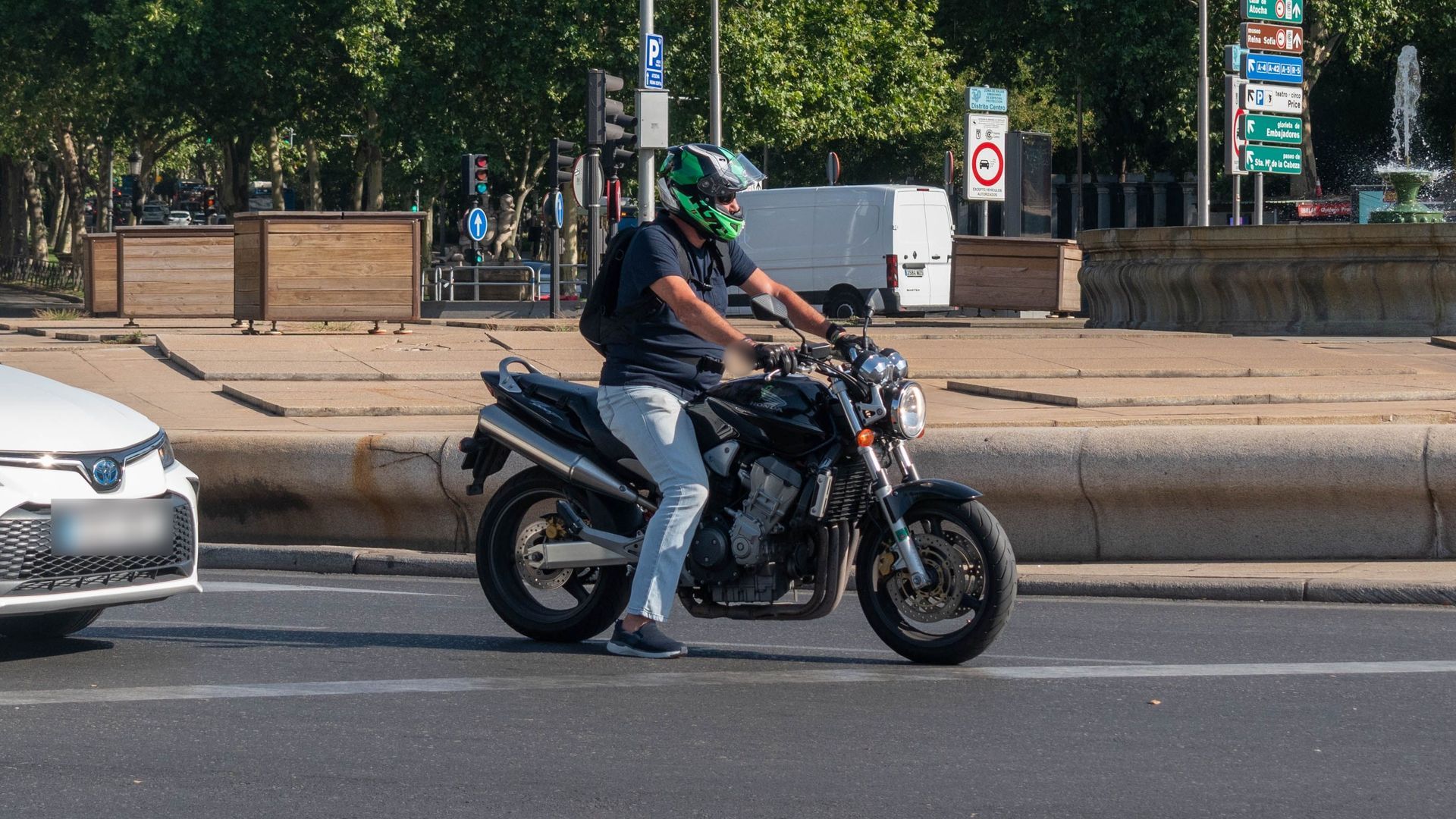 Un motorista por Madrid Un motorista por Madrid