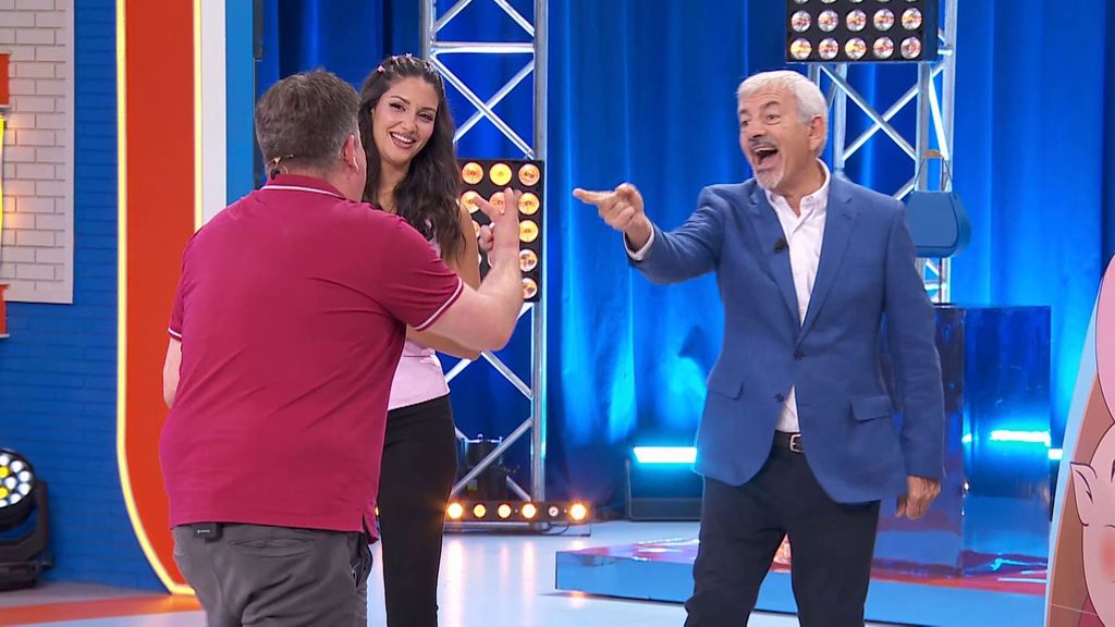 Un concursante vacila a Carlos Sobera y el presentador se toma la revancha: “El que ríe el último ríe mejor”