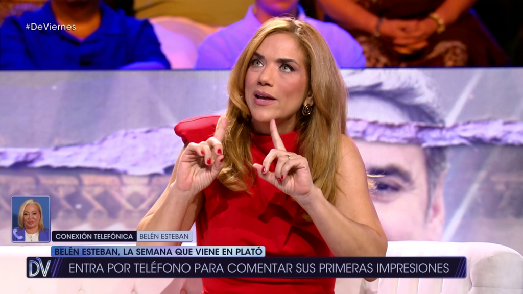 Beatriz Trapote y Belén Esteban protagonizan un tenso cruce en directo: "Hace nueve años que no ves a mi hija"