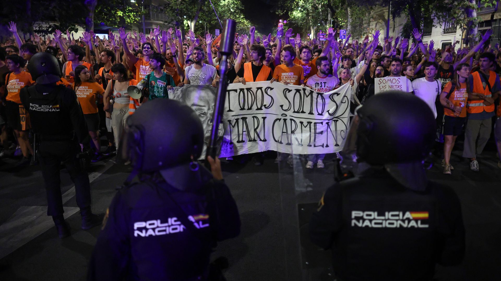 La respuesta de los sindicatos de Policía tras las críticas por el desahucio de Maricarmen: "Hay que analizar todas las órdenes"