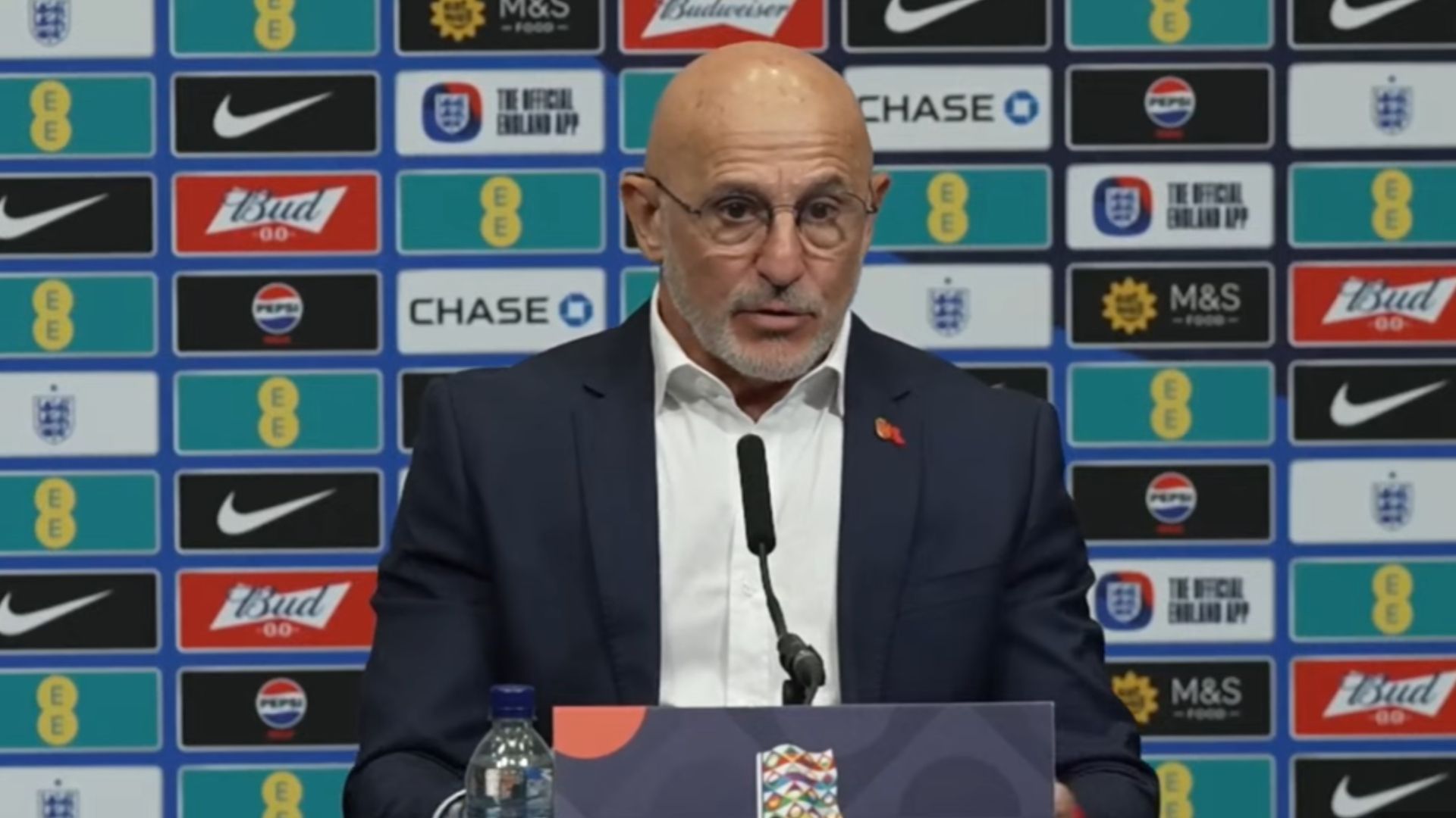 Luis de la Fuente, en rueda de prensa