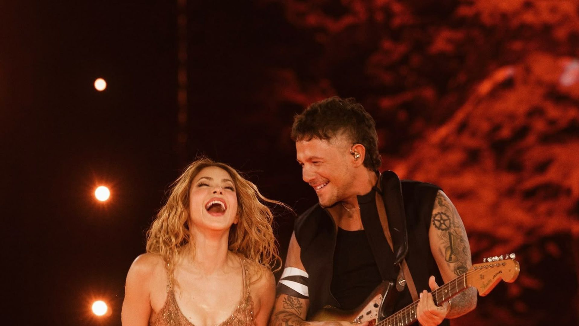 Shakira y Alejandro Sanz desatan la locura en Madrid