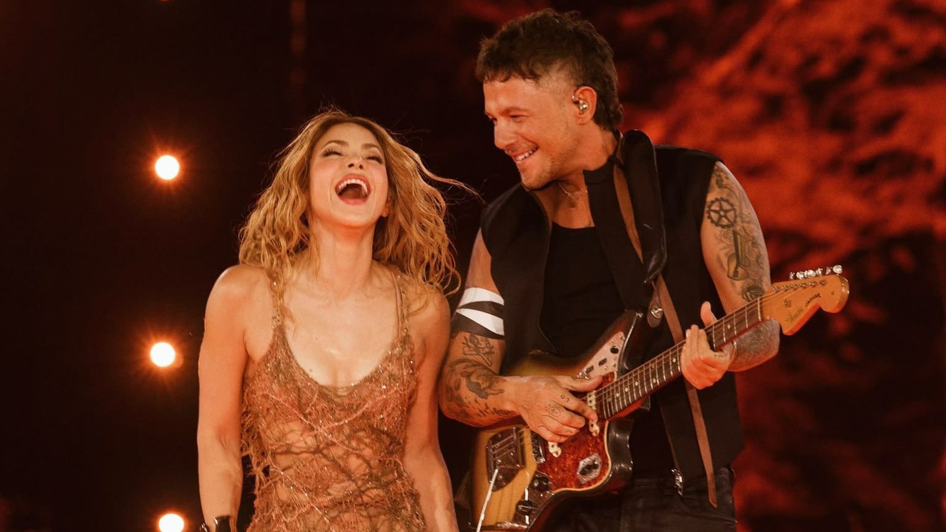 Shakira y Alejandro Sanz desatan la locura en Madrid