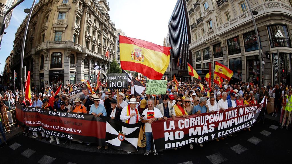 Sigue en directo la marcha en Madrid por la unidad de España