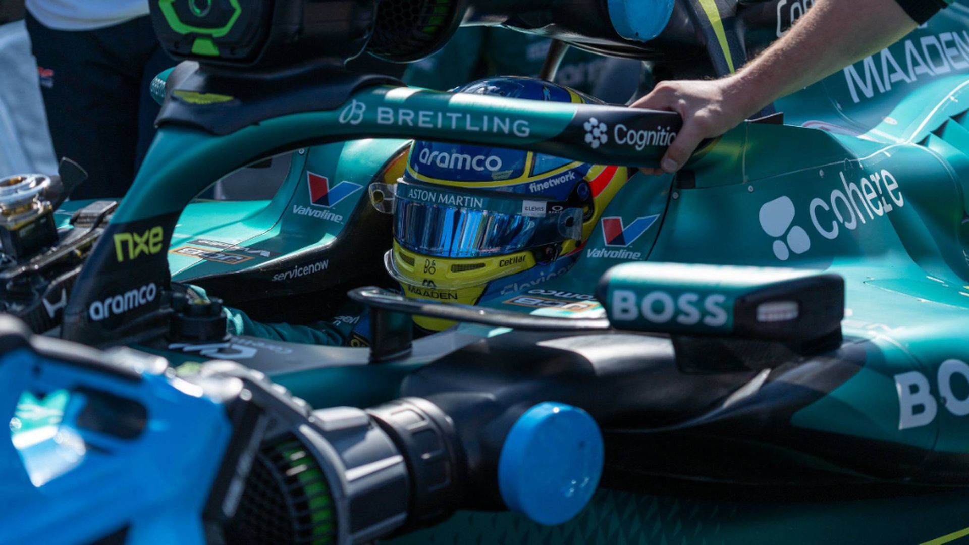 Fernando Alonso, en Bakú Fernando Alonso, en Bakú