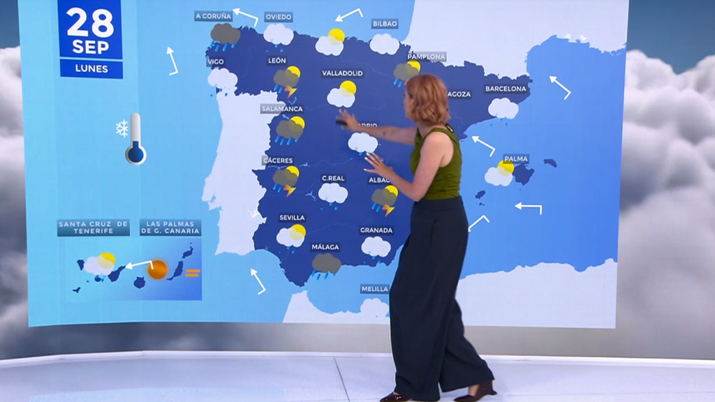 Lluvias y granizo para la semana que viene: el calor se marcha en gran parte del país y llegan los grandes chubascos
