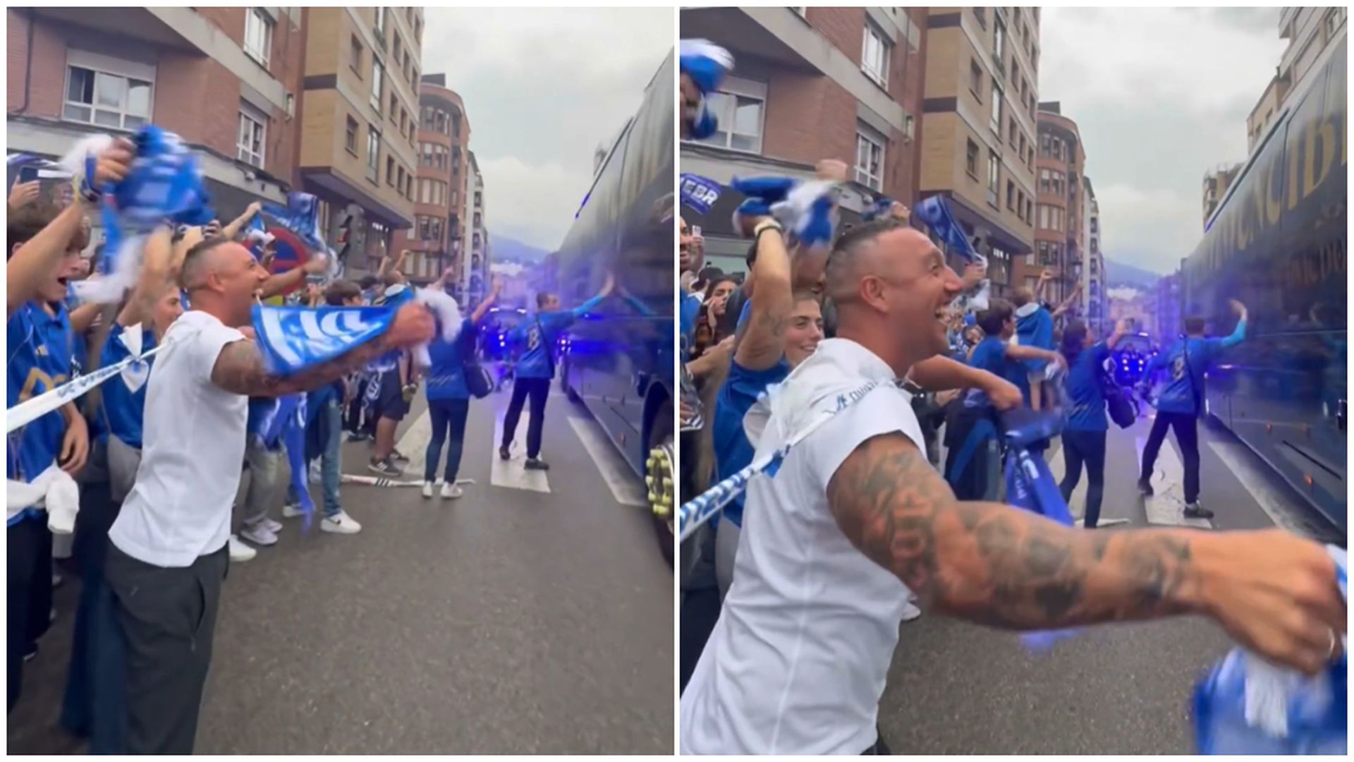 Santi Cazorla, en la previa del Oviedo-Sporting Santi Cazorla, en la previa del Oviedo-Sporting