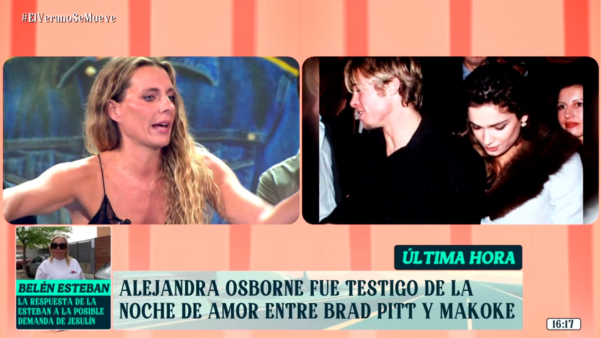 Alejandra Osborne desmiente que Makoke estuviera esa noche en la discoteca con Brad Pitt: “Él se fue con Mar Saura”
