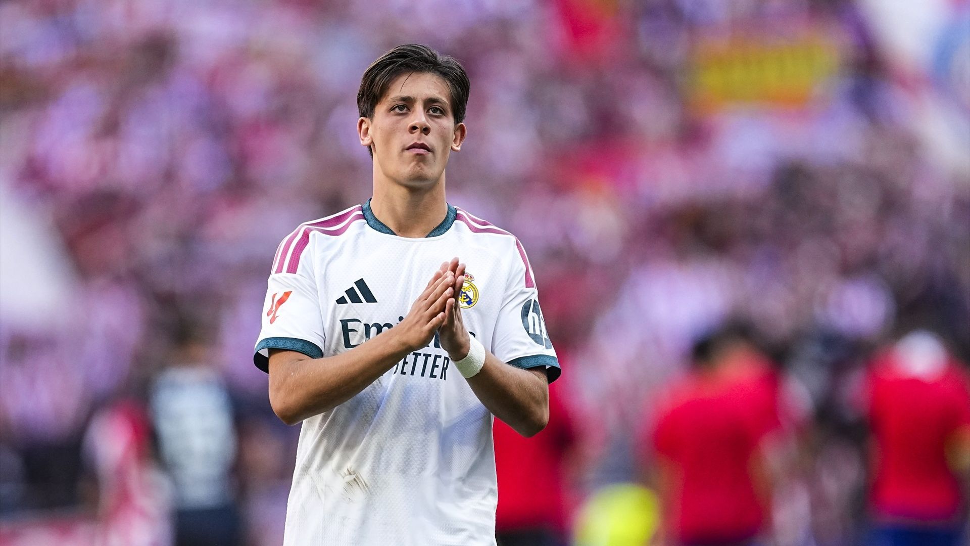 Arda Güler, en un partido con el Real Madrid
