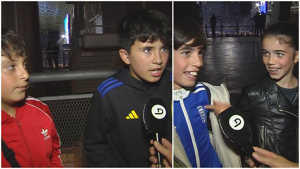 Amigos, asturianos pero unos del Sporting y otros del Real Oviedo: "Ha sido nuestro primer derbi juntos"