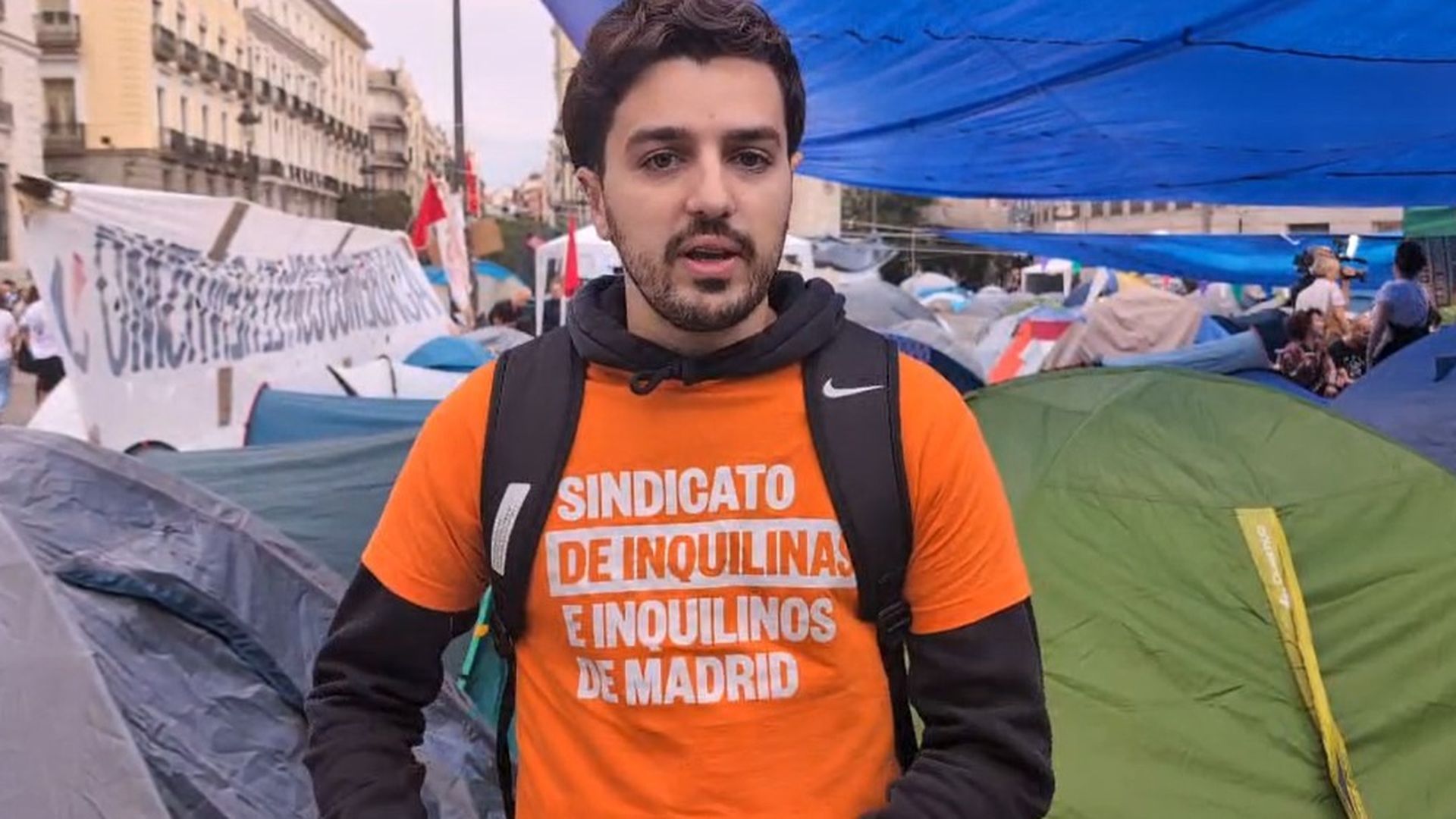 El Sindicato de Inquilinas llama a la movilización en la acampada de Sol: "Es un problema que nos afecta a todas"