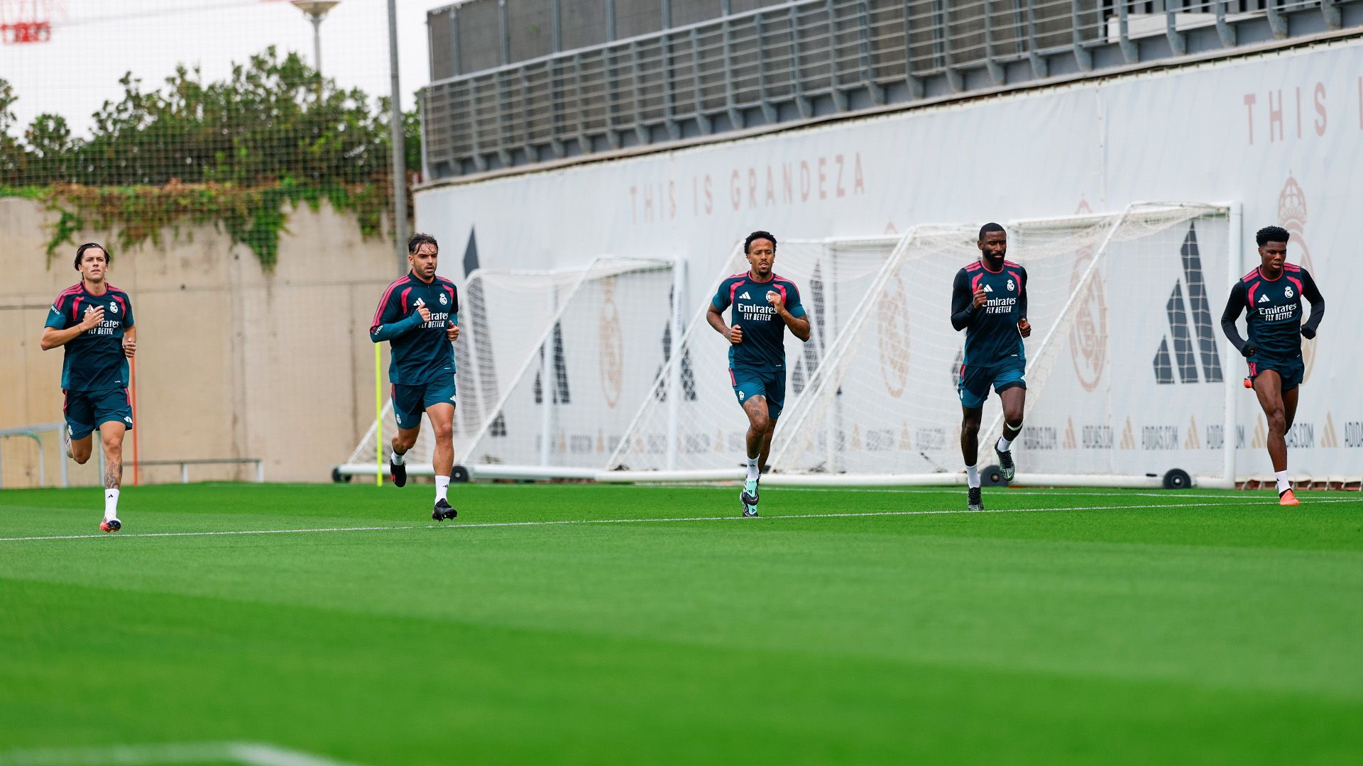 Entrenamiento blanco de este lunes