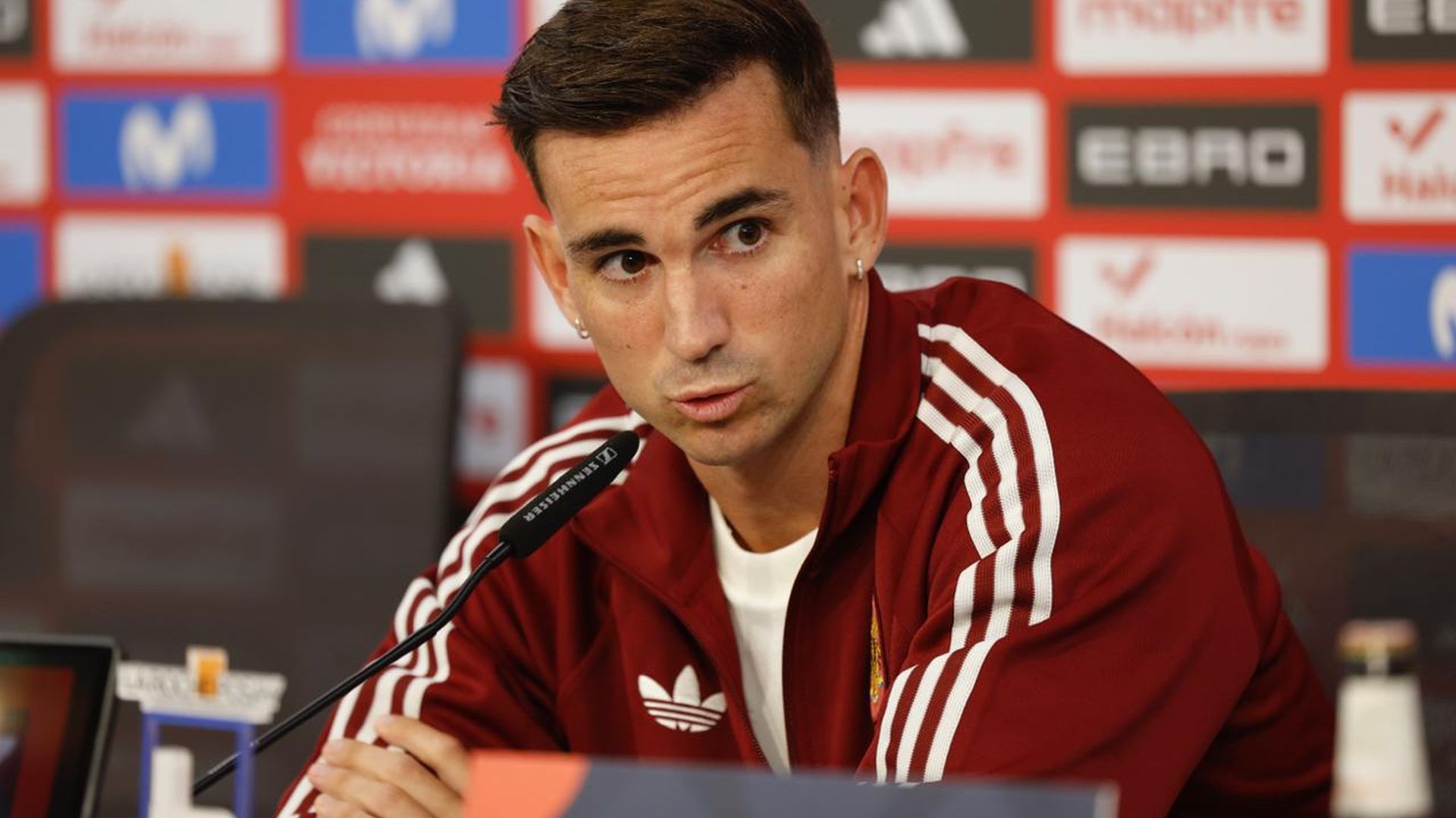 Fabián Ruiz, en la rueda de prensa previa al España-Croacia