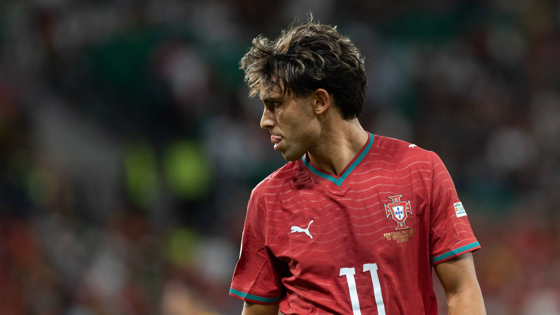 Joao Félix, en un partido con Portugal