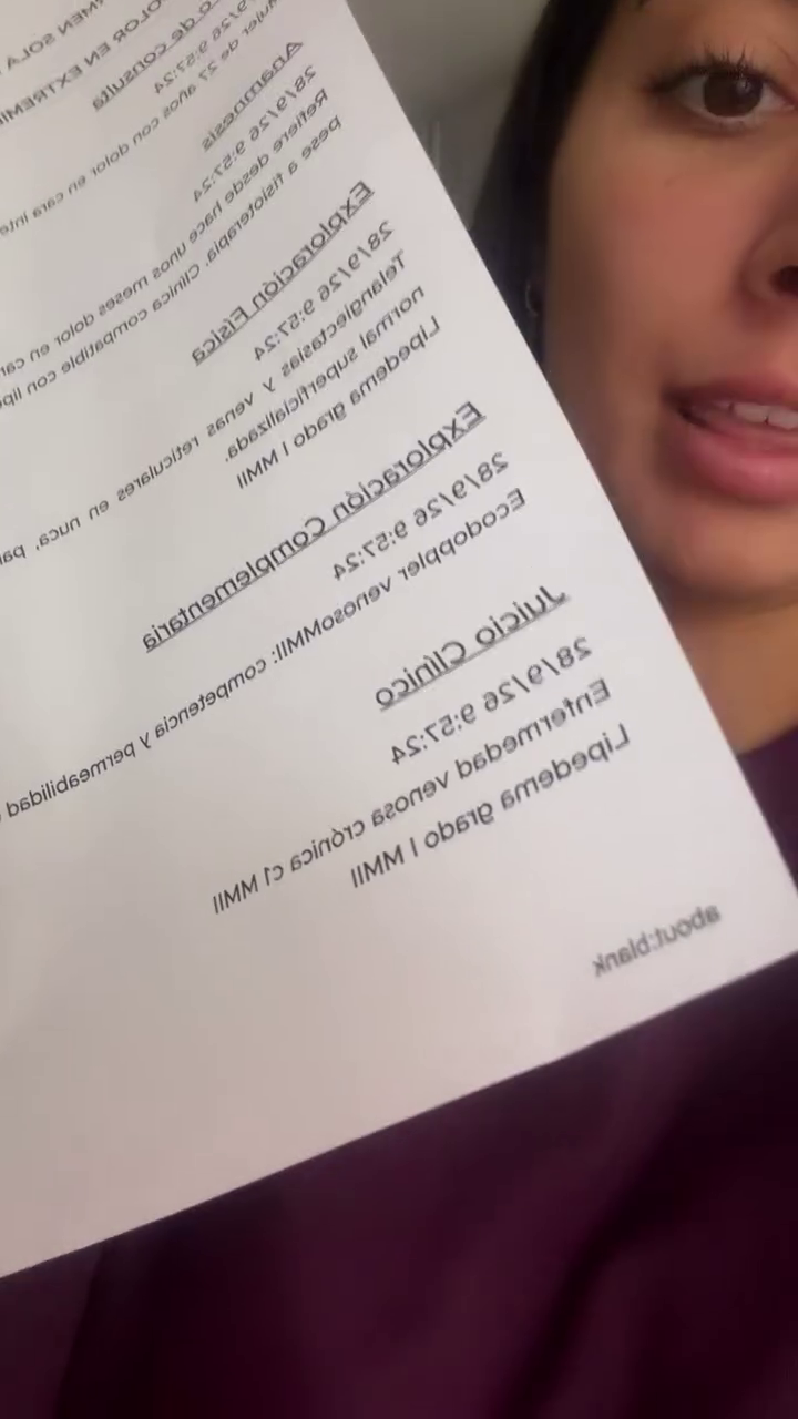 Marieta hablando de su dignóstico