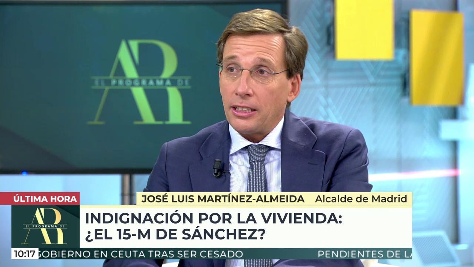 Martínez-Almeida: "El único responsable de todo es Pedro Sánchez"