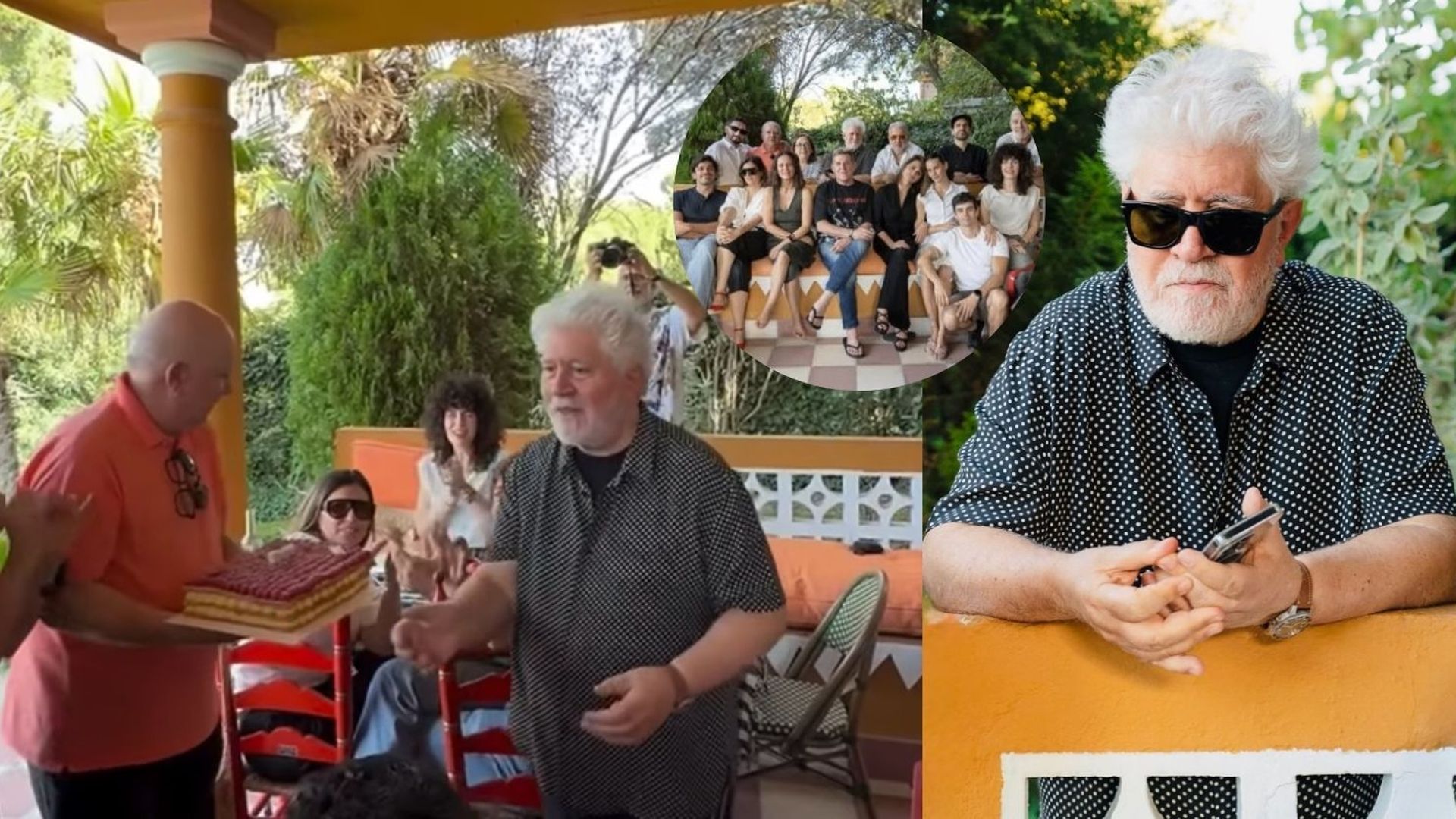 Pedro Almodóvar en su casa de campo Pedro Almodóvar en su casa de campo