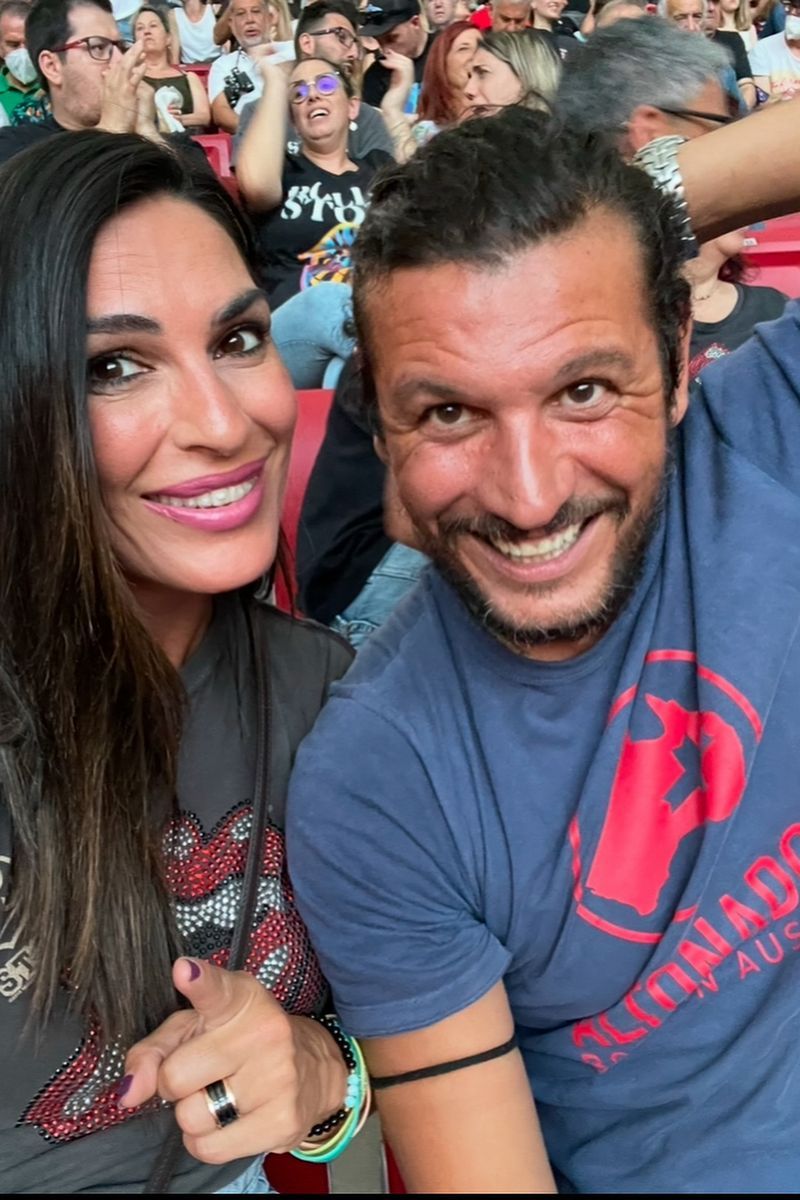 Verónica Hidalgo y su marido, Juan Andrés