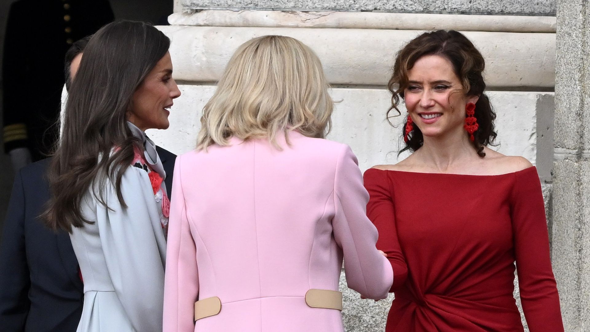 Ayuso, en su recepción a Macron Ayuso, en su recepción a Macron