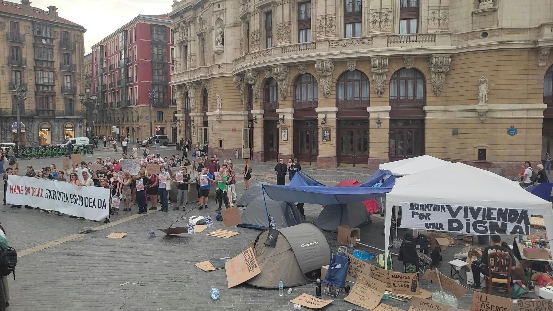 Concentración en Bilbao