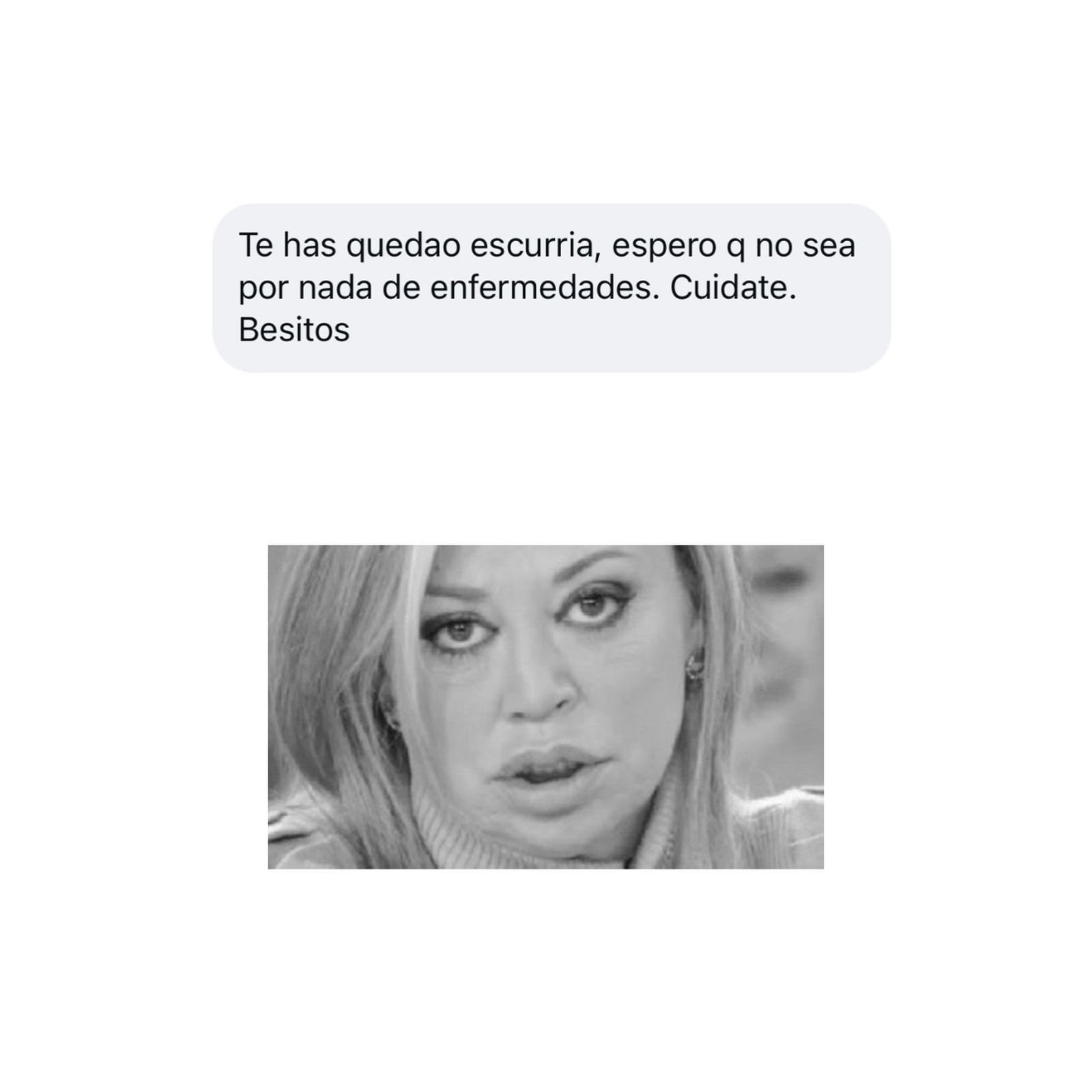 El comentario y la respuesta de Marina García