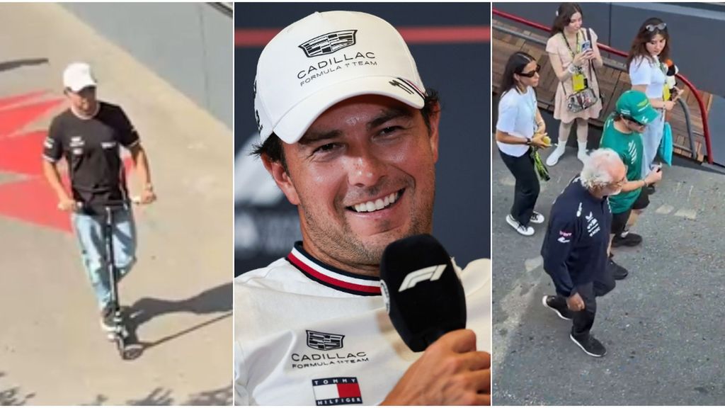 El divertido comentario de Checo Pérez al cruzarse con Alonso y Briatore por el paddock: "La mafia de la Fórmula 1"