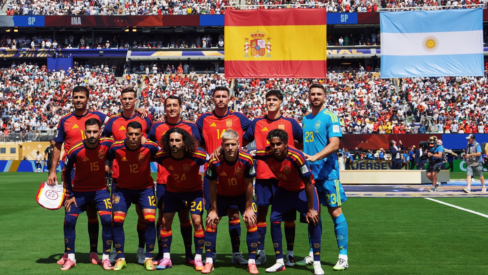El once de España en la final del Mundial El once de España en la final del Mundial