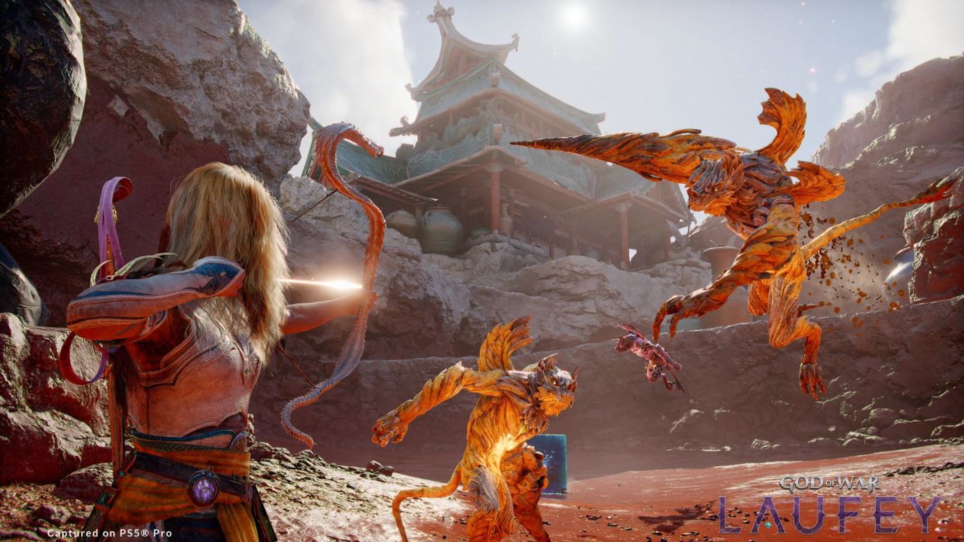 God of War Laufey: el arco serpentino